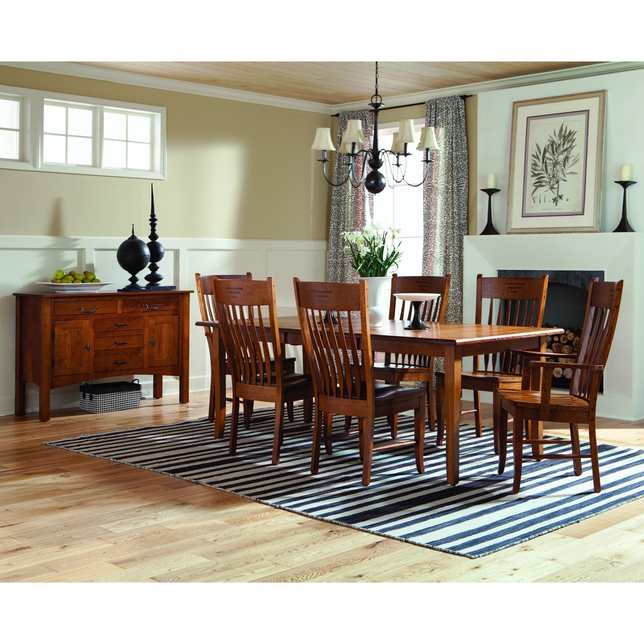 Palettes by Winesburg Classic Shaker Customizable 7 Piece Dining Set